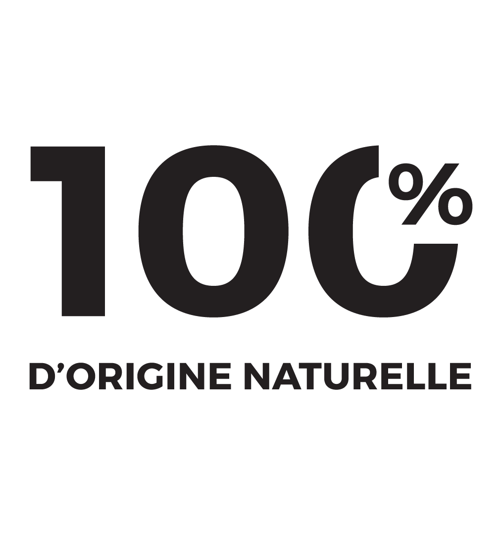 100% de origine naturala
