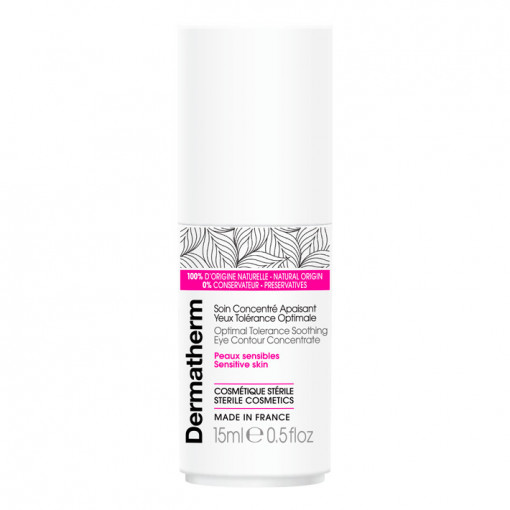 Dermatherm - Optimal Tolerance Concentrat Organic Calmant pentru conturul ochilor pentru piele sensibila, 15ml_2