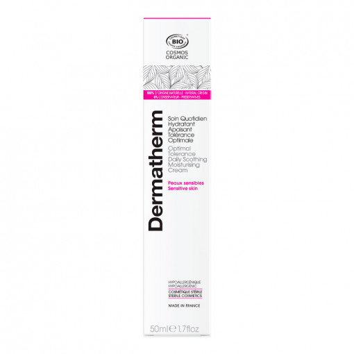 Dermatherm - Optimal Tolerance Crema Organica de Zi Hidratanta si Calmanta pentru ten sensibil, 50ml_1
