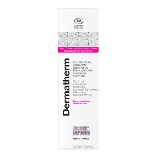 Dermatherm - Optimal Tolerance Apa Micelara Organica pentru Curatare si Calmare pentru ten sensibil, 150ml_1