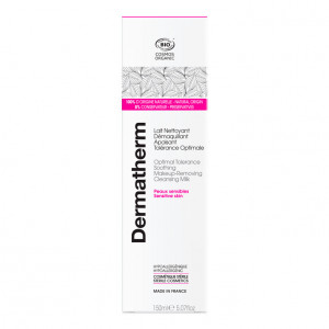 Dermatherm - Optimal Tolerance Lapte Demachiant Organic pentru Curatare si Calmare pentru ten sensibil, 150ml_1