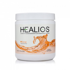 Healios, supliment Glutamina, mucozita orala, aroma portocale