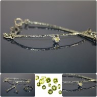 Bratara cu peridot
