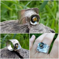 Inel peridot