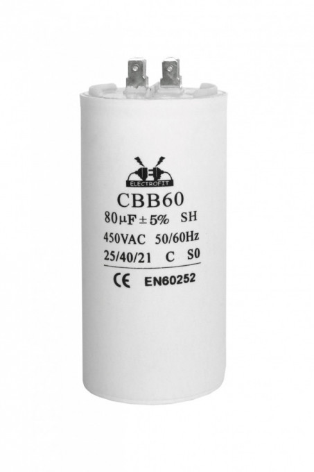 condensator pornire 80 μF 450 V