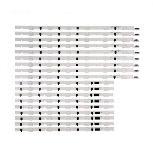 Set barete led tv Samsung 50 inch D2GE-500SCA-R3 D2GE-500SCB-R3 2013SVS50F UE50F5500 UE50F6100 UE50F6200 BN96-26930A 9x(9led+7led)