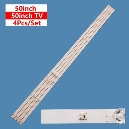 Set barete led tv NEI 49 inch, SABA, Pioneer 50 inch JL.D50091330-140CS-MA1, 4 x 9 led, 3V, 940mm