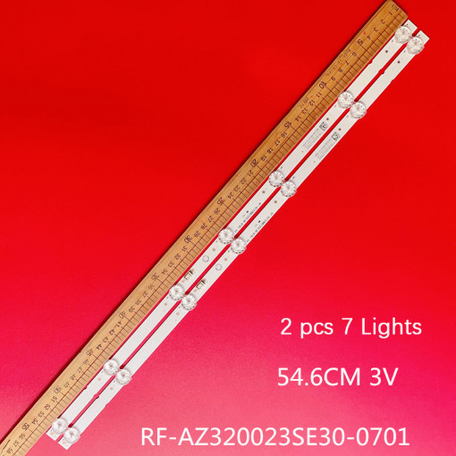 Set barete led tv Allview , Skyworth 32inch RF-AZ320023SE30-0701 A4; 2 x 7 led, 3V, 545mm