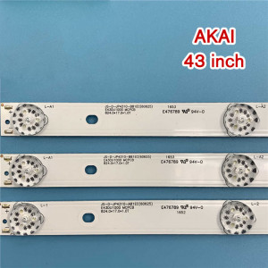 Barete led tv AKAI 43 inch JS-D-JP4310-B81EC JS-D-JP4310-A81EC, 3 barete 8 leduri