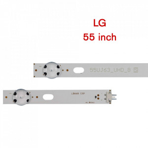 Set barete led LG 55 inch 55UJ630V, 55UJ6300, 55UJ635V 55UJ63_UHD_A (B), 55LJ63_UHD_A (B) 10 barete x 4led