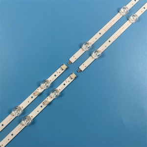 Set barete led TCL THOMSON Tosiba 43 inch GIC43LB32_3030F2.1D_V1.0 4C-LB4311-HR01J, 43D6 2 x 11 led, 6V, 804mm