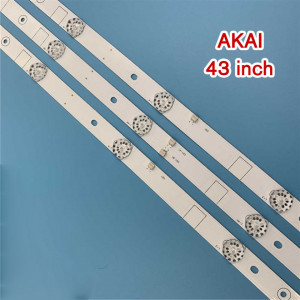 Barete led tv AKAI 43 inch JS-D-JP4310-B81EC JS-D-JP4310-A81EC, 3 barete 8 leduri