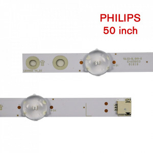 Set barete led Philips 50 inch 50PUS6162, 50PUS6703, 50PUS6753 LB50082 V0_03 V1 LB50086, LB50089 R L 5 barete x 5led+5 barete x 4led