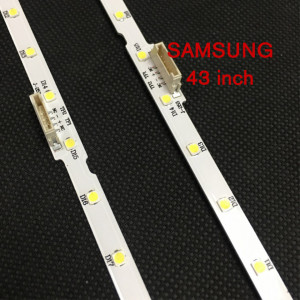 Set barete led Samsung 43 inch, 2 barete 28 de leduri, AOT_43_NU7100F_2X28_3030C, LM41-00606A BN61-1548