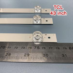 Set barete led tv TCL 43 inch 43D2900, 3 barete 8 leduri patrate