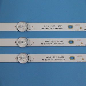 Set barete led tv Vortex 40 inch LEDV-40E19N, MS-L2695 V1, 3*8led, 6v
