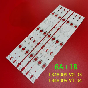 Set barete led tv SONY 48 inch KDL-48W655D KDL-48WD650 LB48009 V0_03 04; 6A+1B; 362 MM ; 3v