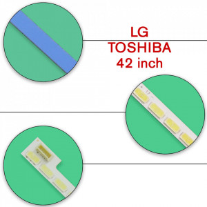 Bareta led LG Innotek, Toshiba 42 inch 7030PKG 64EA 64 leduri