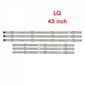 Set barete led LG 43 inch 43LF5100 LF51_FHD, 43LH51_FHD LF51_FHD, 43LH51_FHDLF51_FHD, 43LH51_FHD 6 barete (3x3led+3x4led)