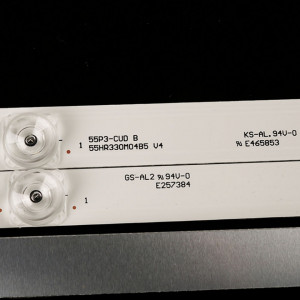 Set barete led TV THOMSON, TCL 55 inch 55P3-CUD A/B 55HR330M04A5/B5 V4, 9*4led, 6v