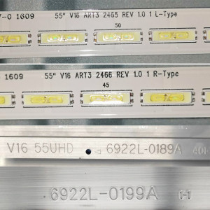 Set barete tv LG 55 inch LG 55UH7650 55UH765T 55UH7700 55 "V16 ART3 2465 2466 L R