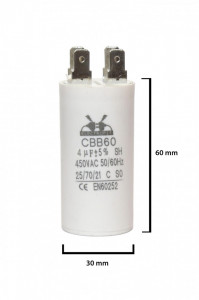 condensator pornire 4 μF 450 V