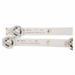 Set barete led tv Vestel , JVC, Panasonic 43 inch JL.D43081330-078HS-M_V01 JL.D430A1330-078HSM_V01, LT-43VU63M TX43FX550E, 2A+2B