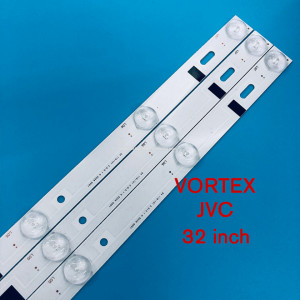 Set barete led TV Vortex , JVC 32 inch, 3 barete 7 leduri, HL-00320A28-0701S-04 180.DT0-32D900-0H ;