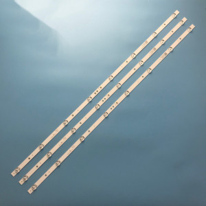Set barete led tv Hitachi UTOK 43 inch 43G31 U43HD2 ZX43ZC332M08 A1 V0; 3 x 8 leduri, 3V, 820mm