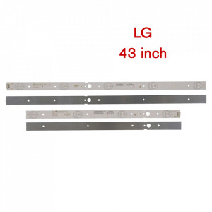 Set barete led LG 43 inch 43UJ620V CRH-A4330300104L6CNRev1.0 CRH-A4330300105R6CNRev1.0 4 barete x 4 led + 4 barete x 5 led
