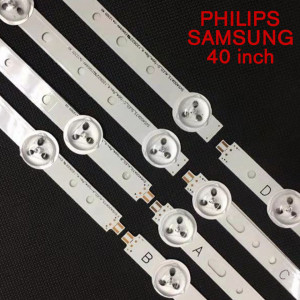 Set barete led Philips, SAMSUNG 40 inch 40PFL3208 SVS400A73, SVS400A79 10 barete 3A+2B+3C+2D