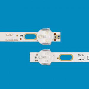 Set barete led tv SAMUS 32 inch SJ.HZ.D3200801-2835DS-M SJ.HZ.D3200801-2835BS-M SJ.YM.D3200801-2835BS-M SJ.YM.D3200801-2835FS-M 2 x 8 led, 3V, 570 mm