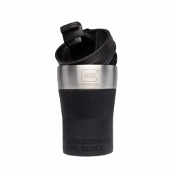 Cană de voiaj Coffee-to-go (oțel inoxidabil cu manșon din silicon)
