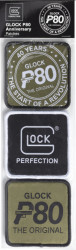 Set 3 petice GLOCK P80