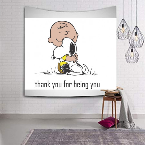 Sticker perete Snoopy - Thank You