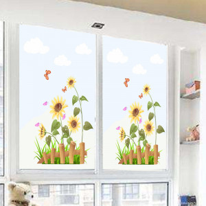 Sticker geam floarea soarelui 1