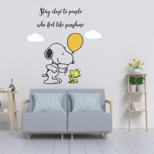 Sticker perete Snoopy - Stay Close