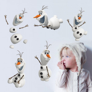 Sticker perete Olaf Frozen 80 x 40 cm
