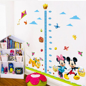 Sticker perete Grow up Mickey & Minnie 120 x 108 cm