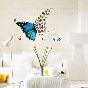 Sticker perete Magic butterfly 30x60cm