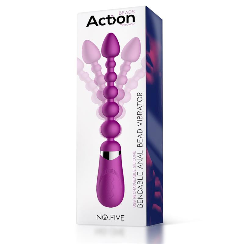 Vibrador Action Bolas Anais Flex Veis Em Silicone Usb N Five