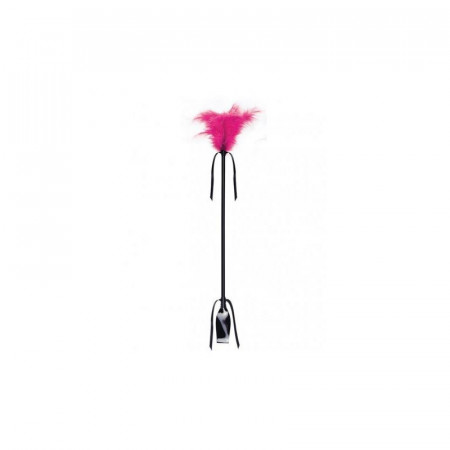 Secretplay Fusta & Pluma Negro Y Fucsia
