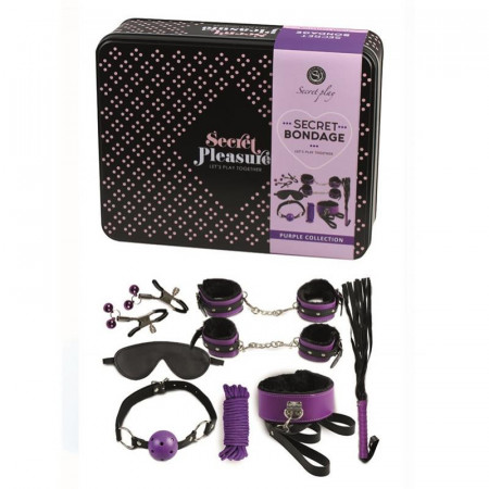 Secretplay Bdsm Set 8Pcs Purble / Black.
