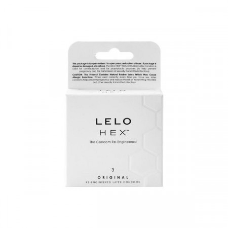 Preservativos LELO HEX  Pack 3