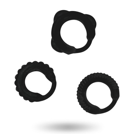 Conjunto C-Ring Addicted Toys Preto