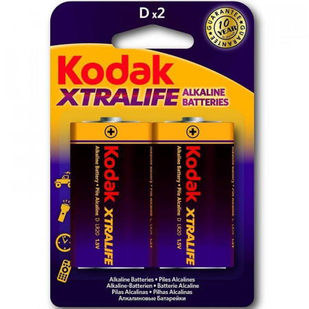 Baterias Alcalinas Kodak Xtralife Lr20 D Lr20 1,5V