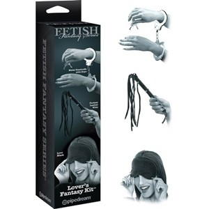Kit Fetish Pipedream Preto 3 Peças