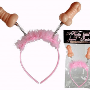 Bandolete Decorada Plumas e Pénis