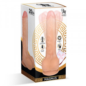Dildo Centauro Vibrador Rotativo Inclui Lubrificante Nanami Cereja Doce Magnus 2.0