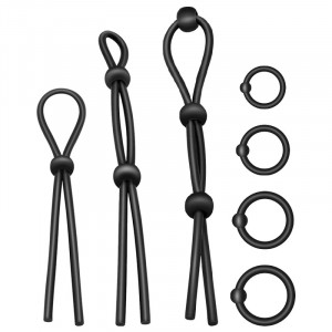 Jogos Viciados Conjunto De Anel De Silicone Flexível 7 Peças